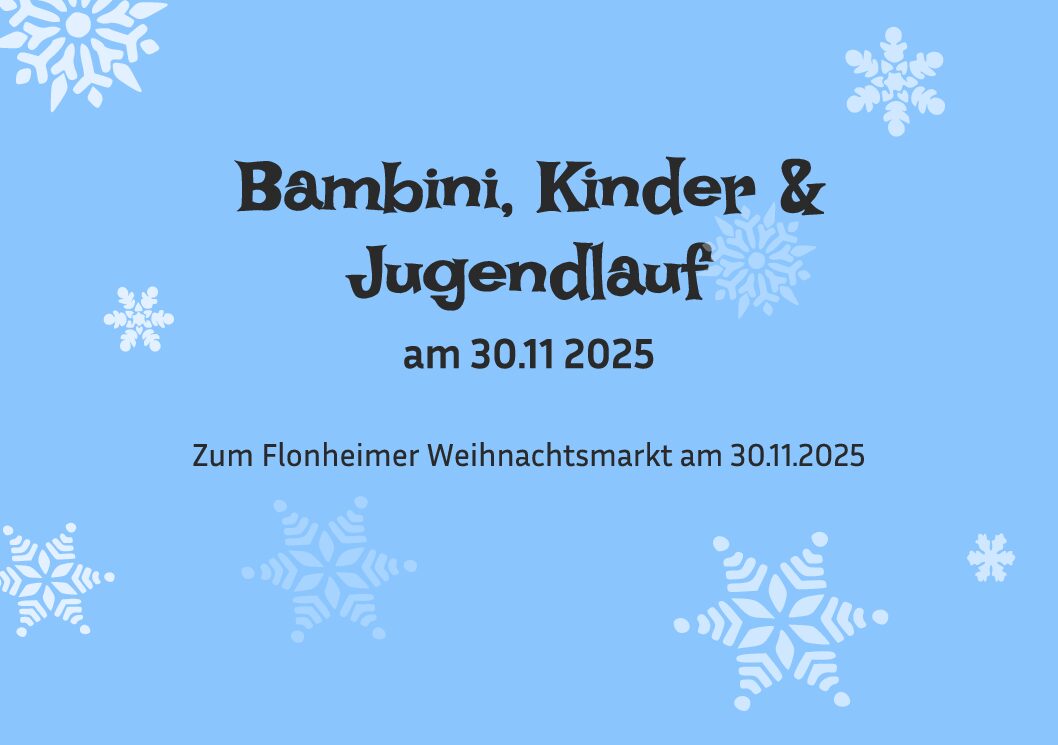 Adventslauf am 30.11.