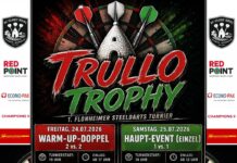 Dartturnier Trullo Trophy 24./25.07.2026