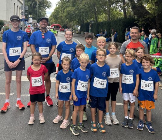 TSG Flonheim Leichtathletik beim Stadtlauf in Bingen