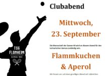 Clubabend auf der Tennisanlage